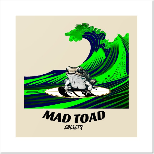 Mad Toad Society x Kanagawa - High From Life Wall Art by Mad Toad Society